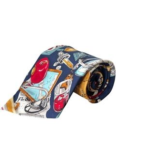 Vintage Nicole Miller 1994 Doctor Medical themed tie | 100% Silk | Made in Korea